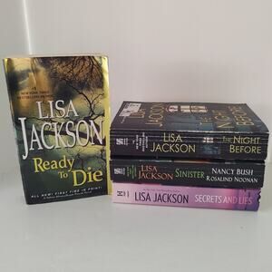 Lisa Jackson Lot/4 Mass Market Paperback Books Crime Thriller Suspense Drama